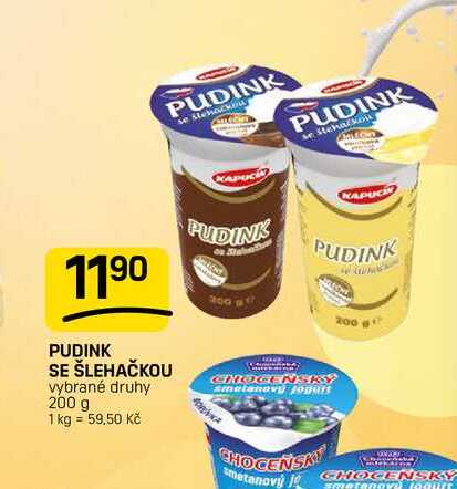 PUDINK SE ŠLEHAČKOU vybrané druhy 200 g