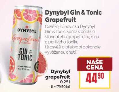 Dynybyl grapefruit 0,25l