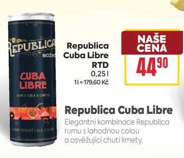 Republica Cuba Libre RTD 0,25l