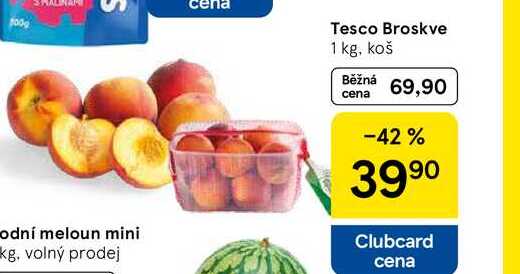 Tesco Broskve, 1 kg