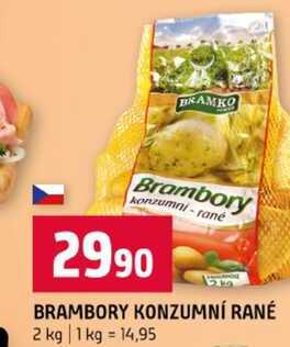 BRAMBORY KONZUMNÍ RANÉ 2 kg