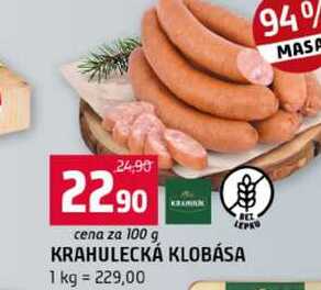 KRAHULECKÁ KLOBÁSA 100g