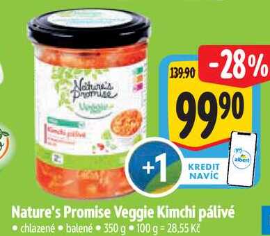 Nature's Promise Veggie Kimchi pálivé, 350 g