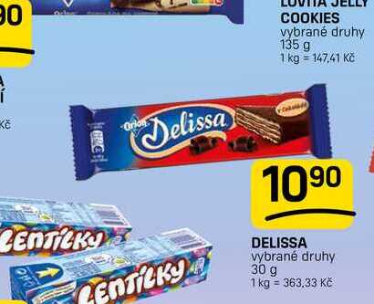 DELISSA vybrané druhy 30 g