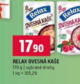 RELAX OVESNÁ KAŠE 170 g vybrané druhy
