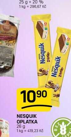 NESQUIK OPLATKA 26 g 