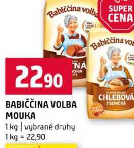 BABIČČINA VOLBA MOUKA 1 kg vybrané druhy