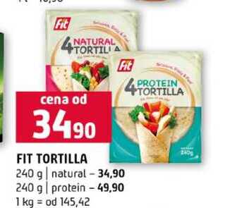 FIT TORTILLA 240 g natural 240 g protein