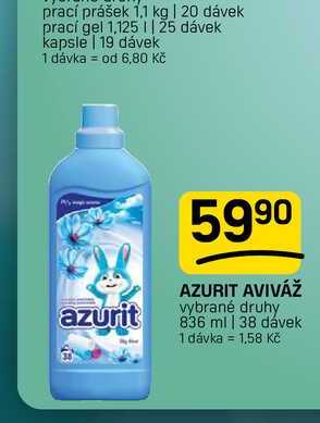 AZURIT AVIVÁŽ vybrané druhy 836 ml | 38 dávek