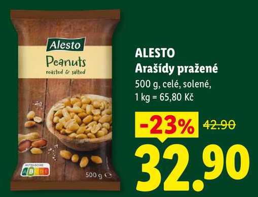 ALESTO Arašídy pražené, 500 g