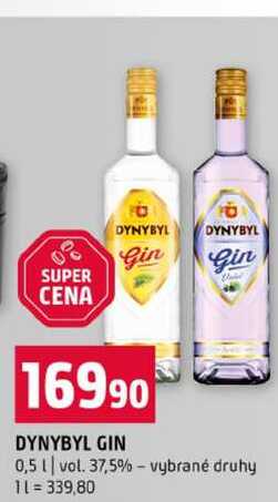 DYNYBYL GIN 0,5l vol. 37,5% vybrané druhy