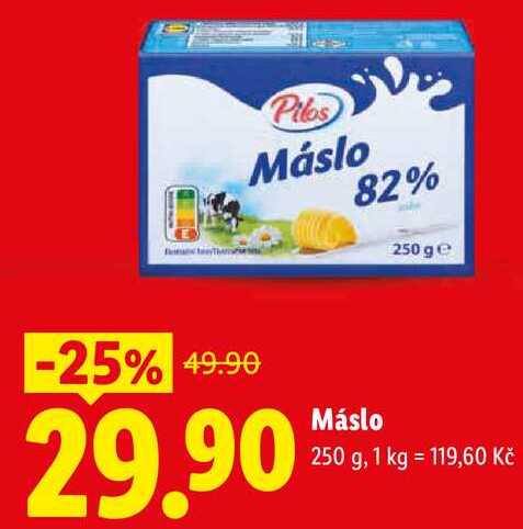 Máslo, 250 g
