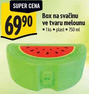 Box na svačinu ve tvaru melounu