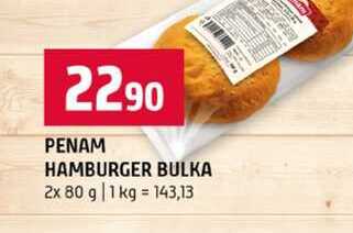 PENAM HAMBURGER BULKA 2x 80 g