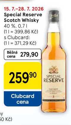 Special Reserve Scotch Whisky 40 %, 0.7 l