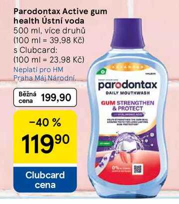 Parodontax Active gum health Ústní voda, 500 ml, více druhů