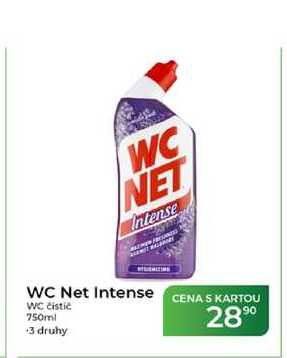 WC Net Intense WC čistič 750ml