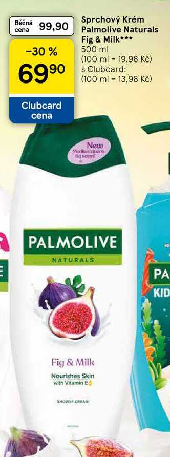 Sprchový Krém Palmolive Naturals Fig & Milk, 500 ml