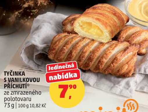 TYČINKA S VANILKOVOU PŘÍCHUTÍ, 73 g