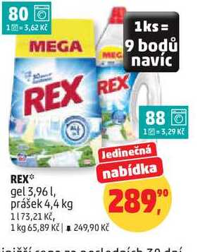  REX gel, 3,96 l 