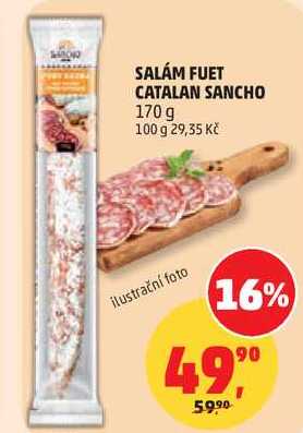 SALÁM FUET CATALAN SANCHO, 170 g