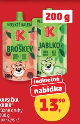 KAPSIČKA KUBÍK různé druhy, 200 g