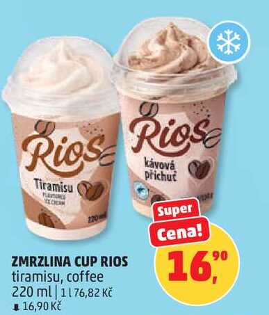 ZMRZLINA CUP RIOS tiramisu, 220 ml