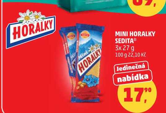 HORALKY SEDITA, 3x 27 g