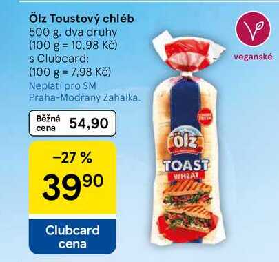 Ölz Toustový chléb, 500 g