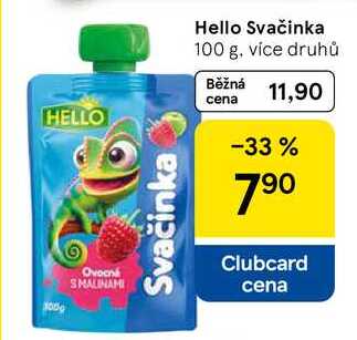 Hello Svačinka, 100 g, více druhů