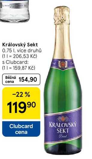 Královský Sekt, 0.75 l