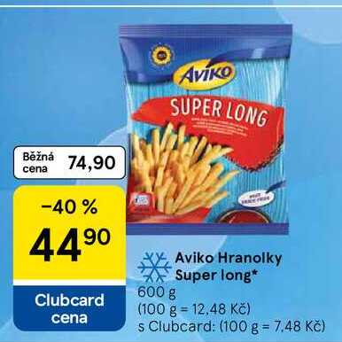 Aviko Hranolky Super long, 600 g  