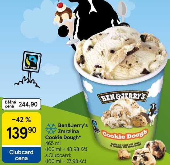 Ben&Jerry's Zmrzlina Cookie Dough, 465 ml