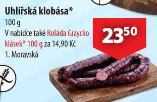 Uhlířská klobása, 100 g   