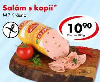 Salám s kapií, 100 g