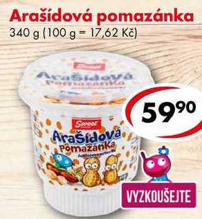 Arašídová pomazánka, 340 g