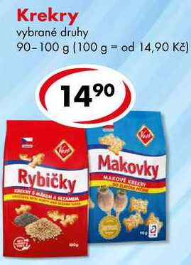 Krekry, 90-100 g