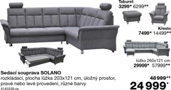 Sedací souprava SOLANO taburet