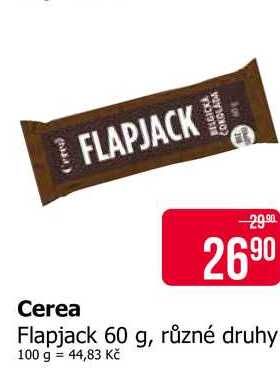 Flapjack 60 g, různé druhy 