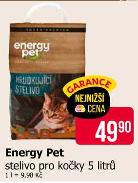 Energy Pet stelivo pro kočky 5 litrů