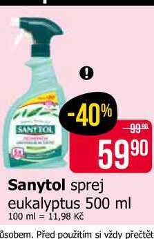 Sanytol sprej eukalyptus 500 ml