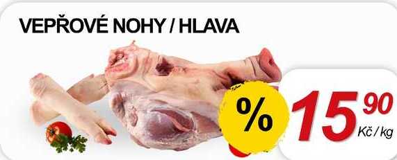 VEPŘOVÉ NOHY/HLAVA, 1 kg