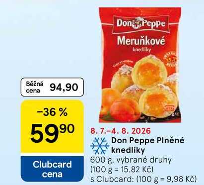 Don Peppe Plněné knedlíky, 600 g, vybrané druhy