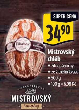  Mistrovský chléb 500 g