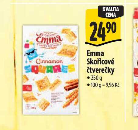 Emma Skořicové čtverečky 250g