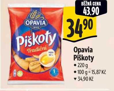 Opavia Piškoty 220 g