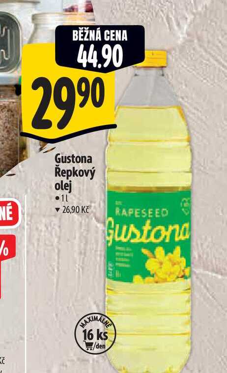 Gustona Řepkový olej 1 l