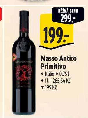 Masso Antico Primitivo 0,75 l