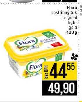 Flora rostlinný tuk original light gold 400 g