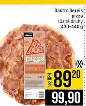 Gastro Servis pizza různé druhy 430-440 g